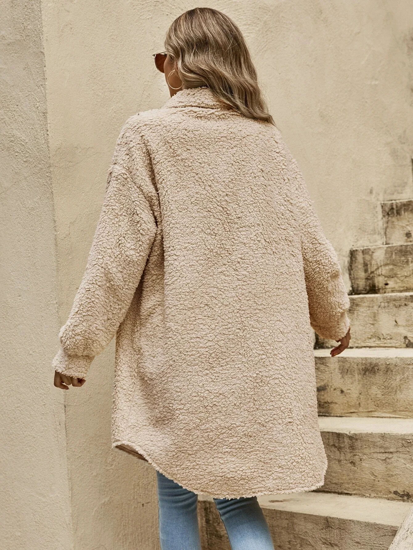 Haley | Løs, Afslappet Cardigan-Kontorfrakke